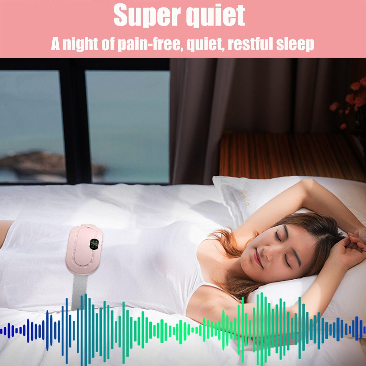 Electric Period Cramp Massager – Gentle Heating Pad for Quick Relief