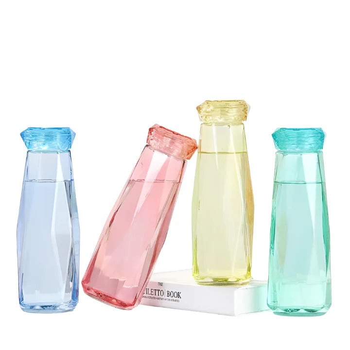 DIAMOND GLASS BOTTLE