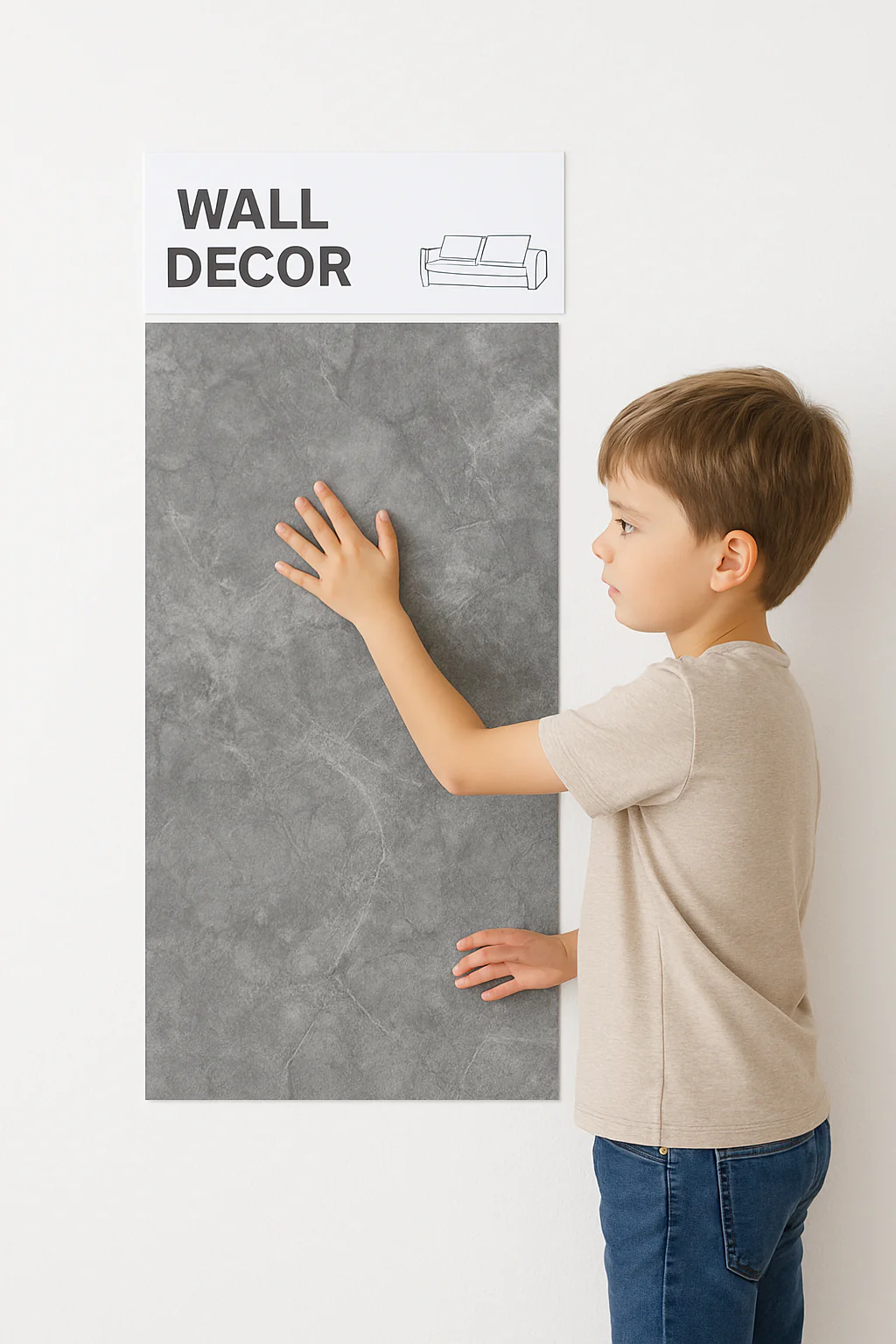 Elegant Marble Wall Sticker – Modern Décor for Stylish Spaces