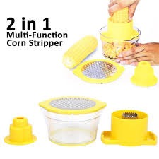 2-in-1 Multi Corn Stripper & Peeler – Quick Kernel Remover Kitchen Tool