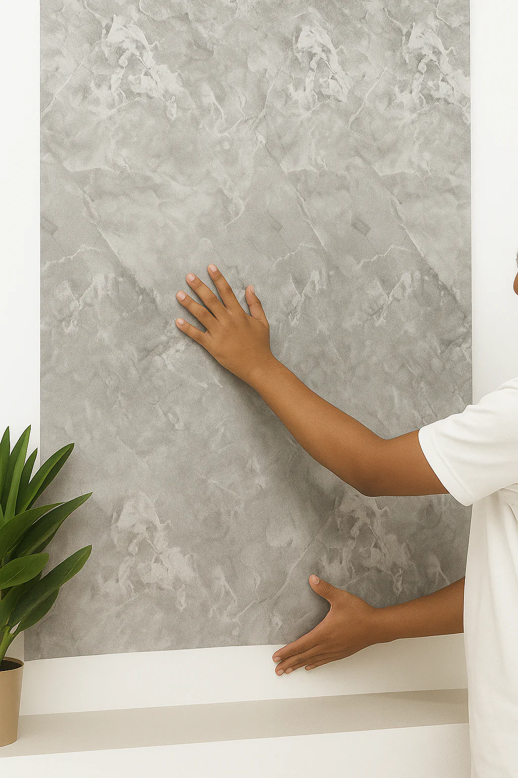 Elegant Marble Wall Sticker – Modern Décor for Stylish Spaces
